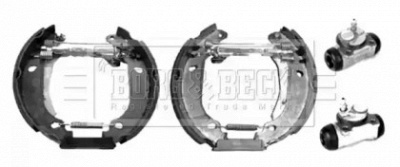 BORG & BECK bbs1058k -  Комплект тормозных колодок